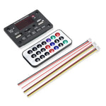 JX-810BT 車用12V音頻MP3播放器解碼板FM收音機USB，帶藍牙/遙控/錄音，JX-810BT