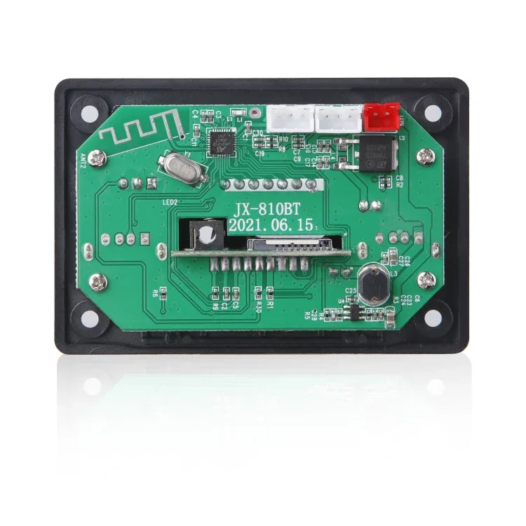 JX-810BT 車用12V音頻MP3播放器解碼板FM收音機USB，帶藍牙/遙控/錄音，JX-810BT