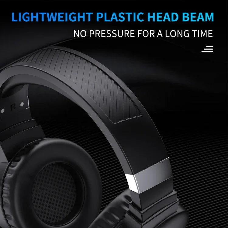 HXSJ F16 3.5mm + USB 埠 RGB 燈光立體聲遊戲耳機附麥克風