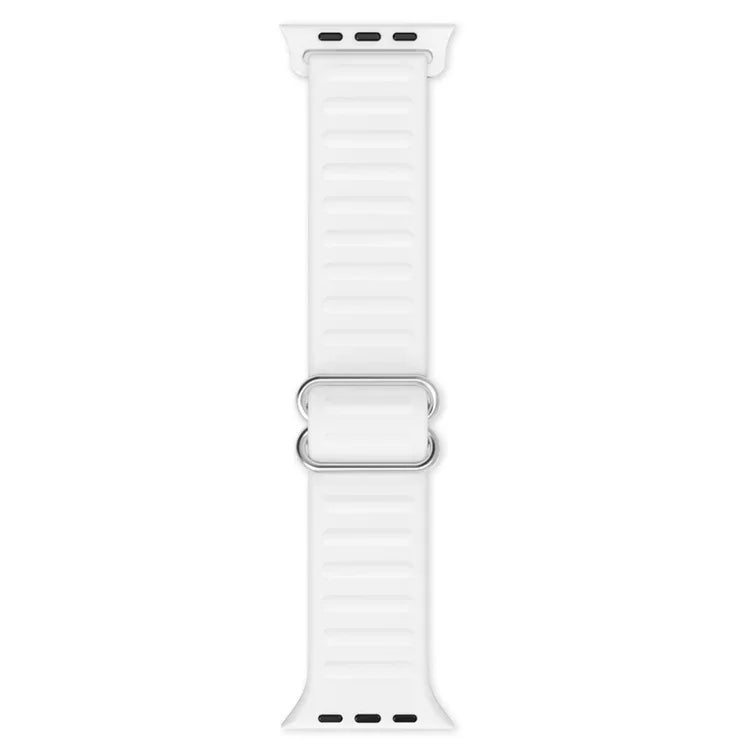 日文字扣矽膠替換錶帶，適用於 Apple Watch 系列，7 45mm / 6 & SE & 5 & 4 44mm / 3 & 2 & 1 42mm，7 41mm / 6 & SE & 5 & 4 40mm / 3 & 2 & 1 38mm