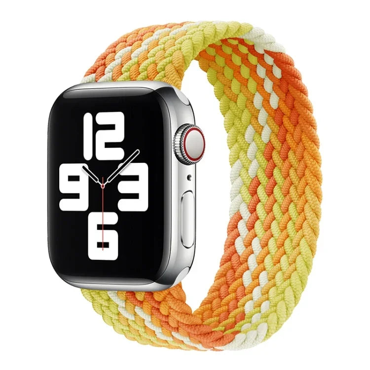 單圈編織尼龍替換錶帶，尺寸：S 135mm 適用於 Apple Watch Series 6 & SE & 5 & 4 40mm / 3 & 2 & 1 38mm，S 135mm 40mm / 38 mm
