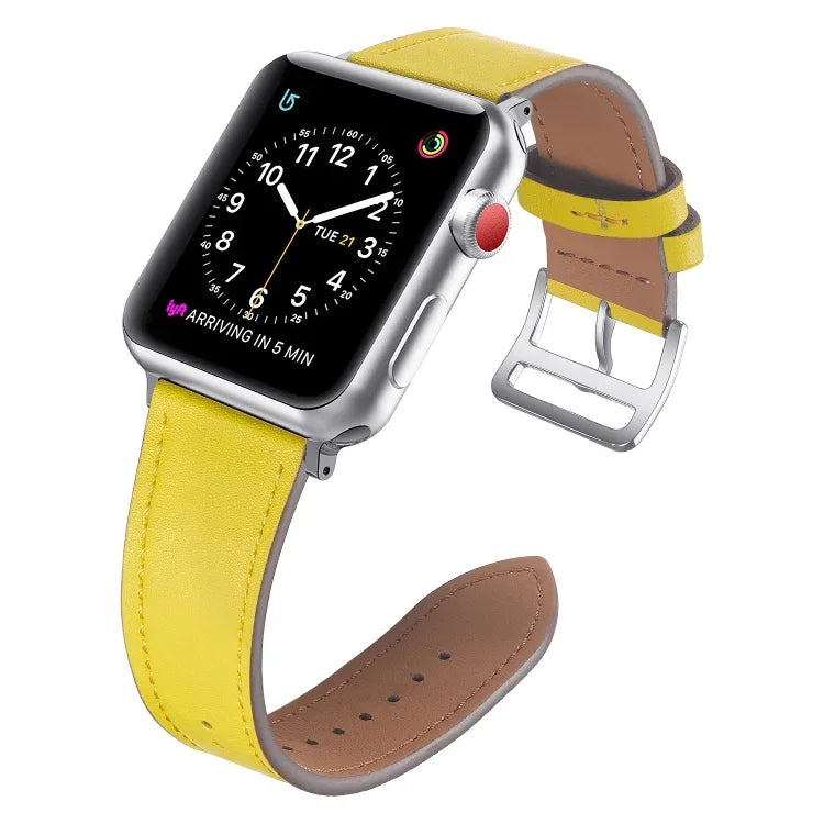 小手腕皮革替換錶帶，適用於 Apple Watch Series 7 41mm / & 6 & SE & 5 & 4 40mm，Apple Watch Series 7 45mm / & 6 & SE & 5 & 4 44mm