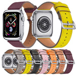 小手腕皮革替換錶帶，適用於 Apple Watch Series 7 41mm / & 6 & SE & 5 & 4 40mm，Apple Watch Series 7 45mm / & 6 & SE & 5 & 4 44mm