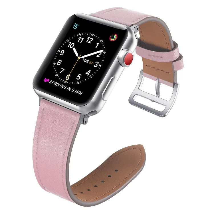 小手腕皮革替換錶帶，適用於 Apple Watch Series 7 41mm / & 6 & SE & 5 & 4 40mm，Apple Watch Series 7 45mm / & 6 & SE & 5 & 4 44mm