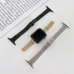 七珠鋼替換錶帶，適用於 Apple Watch Series 7 41mm / & 6 & SE & 5 & 4 40mm，Apple Watch Series 7 45mm / & 6 & SE & 5 & 4 44mm