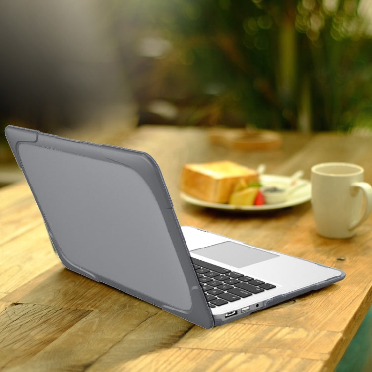 TPU + PC 雙色防摔筆電保護殼，適用於 MacBook Air 11.6 吋 A1465 / A1370，適用於 MacBook Retina 12 吋 A1534