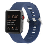 矽膠替換錶帶，適用於Apple Watch Series，7 45mm / 6 & SE & 5 & 4 44mm / 3 & 2 & 1 42mm，7 41mm / 6 & SE & 5 & 4 40mm / 3 & 2 & 1 38mm