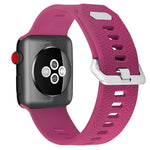 矽膠替換錶帶，適用於Apple Watch Series，7 45mm / 6 & SE & 5 & 4 44mm / 3 & 2 & 1 42mm，7 41mm / 6 & SE & 5 & 4 40mm / 3 & 2 & 1 38mm