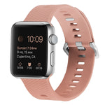 矽膠替換錶帶，適用於Apple Watch Series，7 45mm / 6 & SE & 5 & 4 44mm / 3 & 2 & 1 42mm，7 41mm / 6 & SE & 5 & 4 40mm / 3 & 2 & 1 38mm