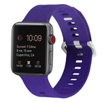 矽膠替換錶帶，適用於Apple Watch Series，7 45mm / 6 & SE & 5 & 4 44mm / 3 & 2 & 1 42mm，7 41mm / 6 & SE & 5 & 4 40mm / 3 & 2 & 1 38mm