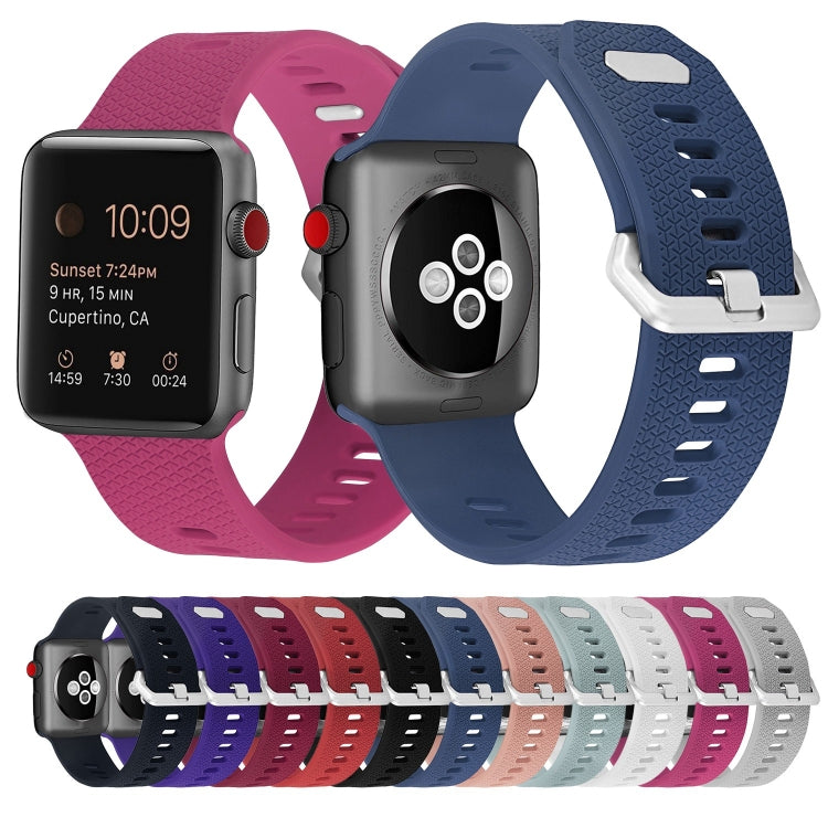 矽膠替換錶帶，適用於Apple Watch Series，7 45mm / 6 & SE & 5 & 4 44mm / 3 & 2 & 1 42mm，7 41mm / 6 & SE & 5 & 4 40mm / 3 & 2 & 1 38mm