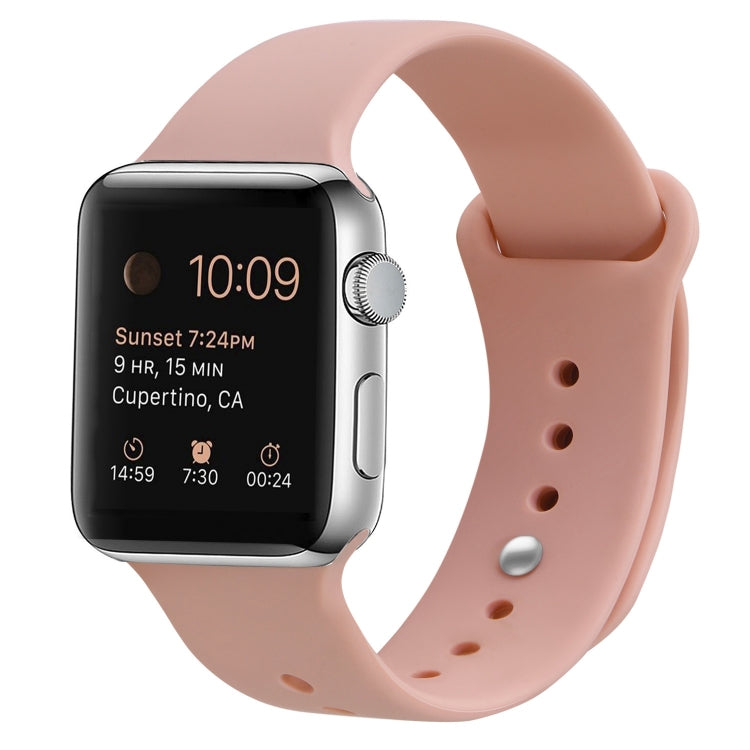 矽膠替換錶帶，適用於Apple Watch Series 7 41mm / 6 & SE & 5 & 4 40mm / 3 & 2 & 1 38mm，7 45mm / 6 & SE & 5 & 4 44mm / 3 & 2 & 1 42mm