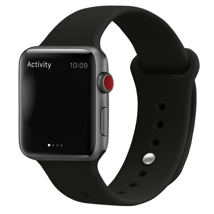 矽膠替換錶帶，適用於Apple Watch Series 7 41mm / 6 & SE & 5 & 4 40mm / 3 & 2 & 1 38mm，7 45mm / 6 & SE & 5 & 4 44mm / 3 & 2 & 1 42mm