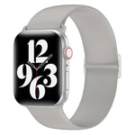 彈性矽膠替換錶帶，適用於 Apple Watch Series，7 45mm / 6 & SE & 5 & 4 44mm / 3 & 2 & 1 42mm