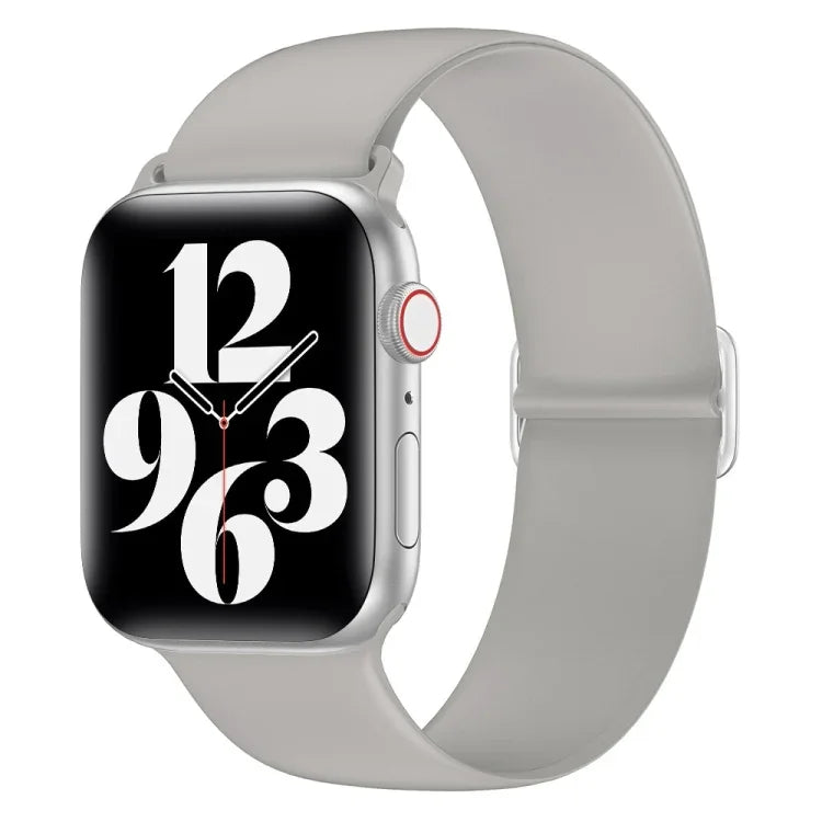 彈性矽膠替換錶帶，適用於 Apple Watch Series，7 45mm / 6 & SE & 5 & 4 44mm / 3 & 2 & 1 42mm