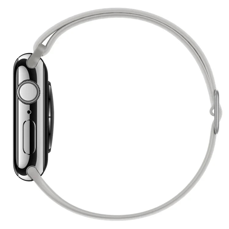 彈性矽膠替換錶帶，適用於 Apple Watch Series，7 45mm / 6 & SE & 5 & 4 44mm / 3 & 2 & 1 42mm