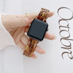 樹脂替換錶帶，適用於 Apple Watch Series，7 41mm / 6 & SE & 5 & 4 40mm / 3 & 2 & 1 38mm，7 45mm / 6 & SE & 5 & 4 44mm / 3 & 2 & 1 42mm