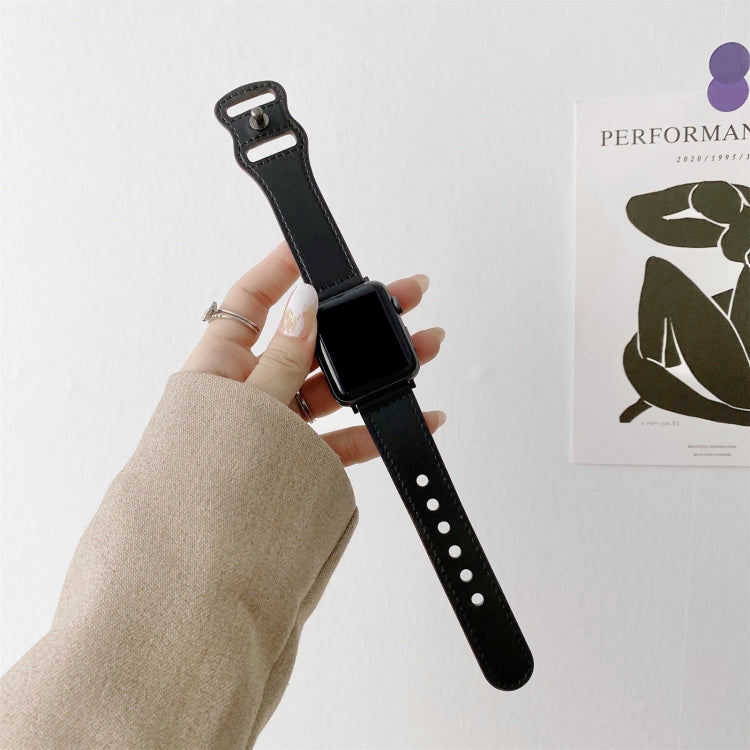 8字形扣復古皮革替換錶帶，適用於 Apple Watch 系列，7 41mm / 6 & SE & 5 & 4 40mm / 3 & 2 & 1 38mm，7 45mm / 6 & SE & 5 & 4 44mm / 3 & 2 & 1 42mm