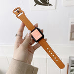 8字形扣復古皮革替換錶帶，適用於 Apple Watch 系列，7 41mm / 6 & SE & 5 & 4 40mm / 3 & 2 & 1 38mm，7 45mm / 6 & SE & 5 & 4 44mm / 3 & 2 & 1 42mm
