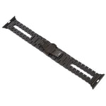 不鏽鋼錶帶，適用於 Apple Watch Series 7 41mm / 6 & SE & 5 & 4 40mm / 3 & 2 & 1 38mm，適用於 Apple Watch Series 7 45mm / 6 & SE & 5 & 4 44mm / 3 & 2 & 1 42mm