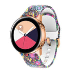 矽膠印刷替換錶帶，適用於 Samsung Galaxy Watch 42mm