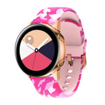 矽膠印刷替換錶帶，適用於 Samsung Galaxy Watch 42mm