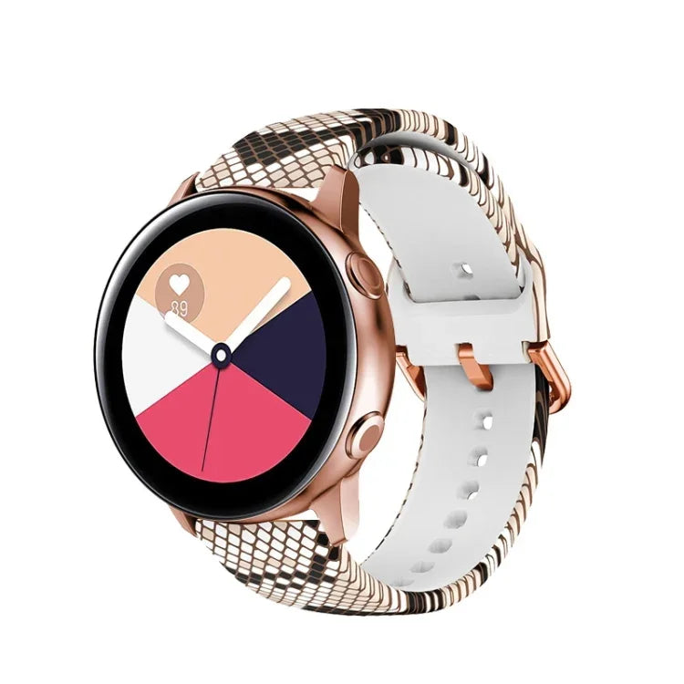 矽膠印刷替換錶帶，適用於 Samsung Galaxy Watch 42mm