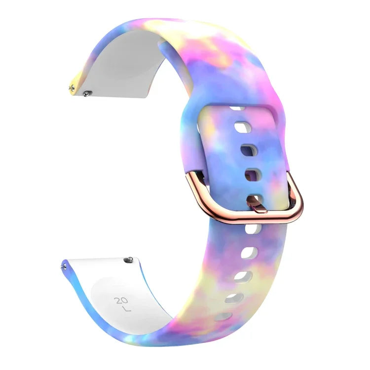 矽膠印刷替換錶帶，適用於 Samsung Galaxy Watch 42mm