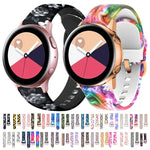 矽膠印刷替換錶帶，適用於 Samsung Galaxy Watch 42mm