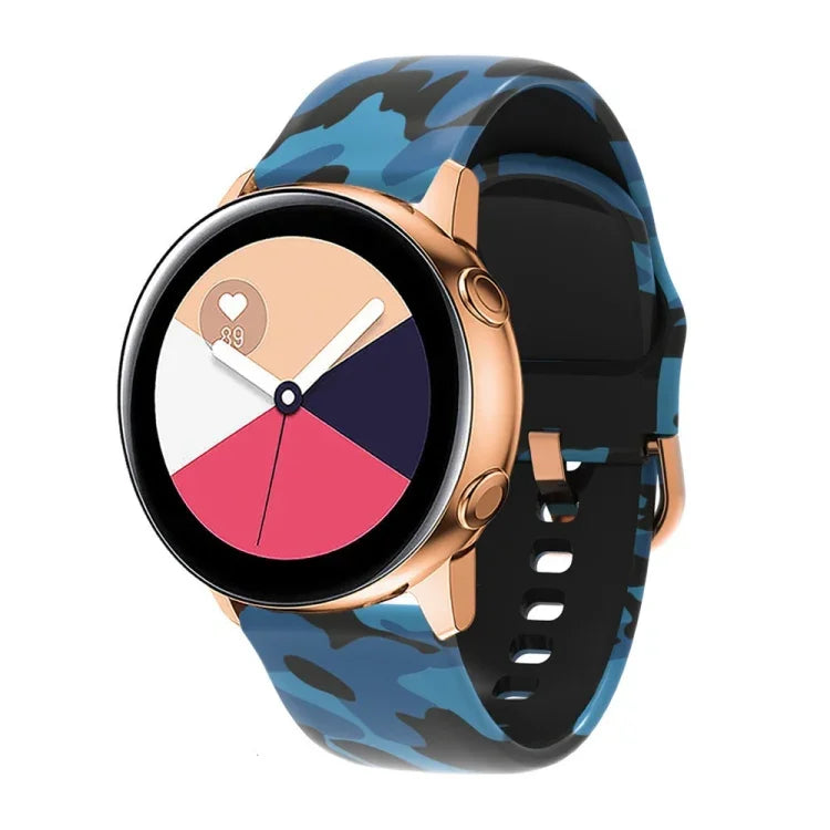 矽膠印刷替換錶帶，適用於 Samsung Galaxy Watch 46mm