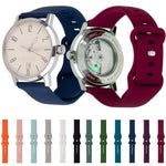8扣矽膠替換錶帶, 適用於 Huawei Watch GT 2 Pro 46mm, 適用於 Honor Magic Watch 2 42mm, 適用於 Honor Magic Watch 2 46mm, 適用於 Amazfit Pop