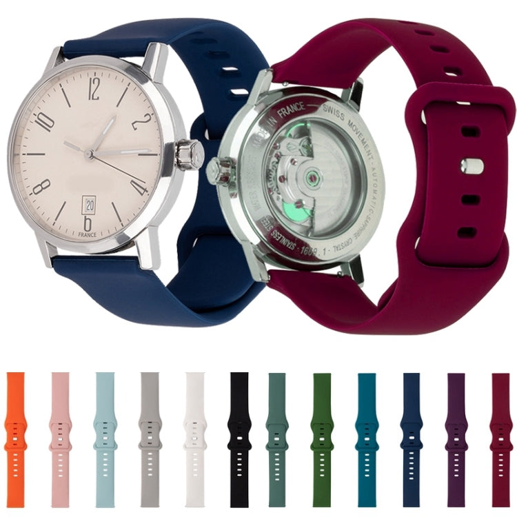 8扣矽膠替換錶帶, 適用於 Huawei Watch GT 2 Pro 46mm, 適用於 Honor Magic Watch 2 42mm, 適用於 Honor Magic Watch 2 46mm, 適用於 Amazfit Pop