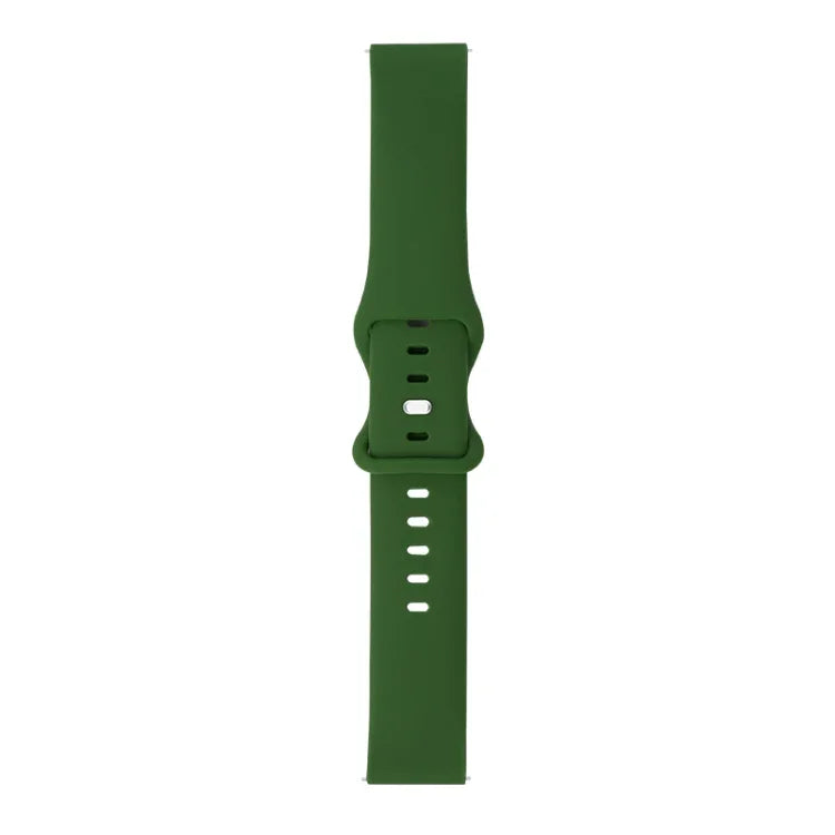 8 鈕扣矽膠替換錶帶，適用於 Amazfit 運動手錶／運動手錶 2S，適用於 Garmin Vivoactive 3