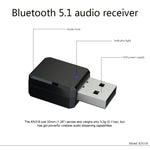 KN318 USB 藍牙5.1適配器音頻接收器, KN318