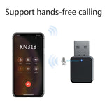 KN318 USB 藍牙5.1適配器音頻接收器, KN318