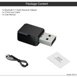 KN318 USB 藍牙5.1適配器音頻接收器, KN318