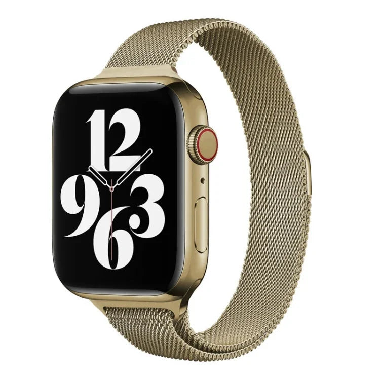 米蘭回環小腰圍替換錶帶，適用於 Apple Watch 系列，7 41mm / 6 & SE & 5 & 4 40mm / 3 & 2 & 1 38mm，7 45mm / 6 & SE & 5 & 4 44mm / 3 & 2 & 1 42mm