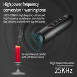 Tsattine N10 超聲波驅狗器，帶 LED 電量顯示和手電筒，N10
