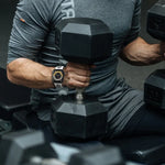 雙色8扣矽膠替換錶帶，適用於 Apple Watch 系列，7 41mm / 6 & SE & 5 & 4 40mm / 3 & 2 & 1 38mm