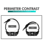 SKMEI 1742 四屏 LED 數字顯示夜光運動防震電子手錶（男款）