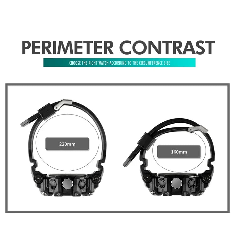 SKMEI 1742 四屏 LED 數字顯示夜光運動防震電子手錶（男款）