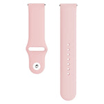 適用於 Galaxy Watch Active 2 智慧手錶純色矽膠手腕帶錶帶，L，S
