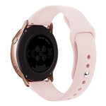 適用於 Galaxy Watch Active 2 智慧手錶純色矽膠手腕帶錶帶，L，S