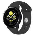 適用於 Galaxy Watch Active 2 智慧手錶純色矽膠手腕帶錶帶，L，S