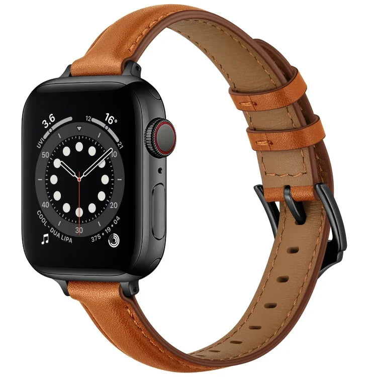 商務風格皮革替換錶帶，適用於 Apple Watch 系列，7 41mm / 6 & SE & 5 & 4 40mm / 3 & 2 & 1 38mm，7 45mm / 6 & SE & 5 & 4 44mm / 3 & 2 & 1 42mm