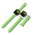 純色扭紋矽膠替換錶帶，適用於 Apple Watch 系列，7 41mm / 6 & SE & 5 & 4 40mm / 3 & 2 & 1 38mm，7 45mm / 6 & SE & 5 & 4 44mm / 3 & 2 & 1 42mm
