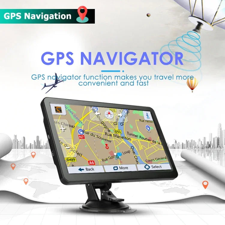 7吋汽車 GPS 導航儀 8G+256M 電容屏 高配置，規格：俄羅斯 + 白俄羅斯 + 烏克蘭地圖，俄羅斯 + 白俄羅斯 + 烏克蘭地圖