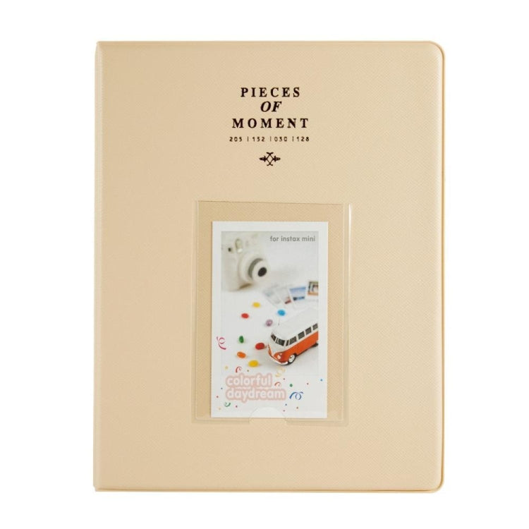 128格相冊名片夾 適用富士Instax Mini 8 /7s /70 /25 /50s /90，128格桃色，128格灰白，128格粉色，128格米色，128格橙色，128格淺薄荷