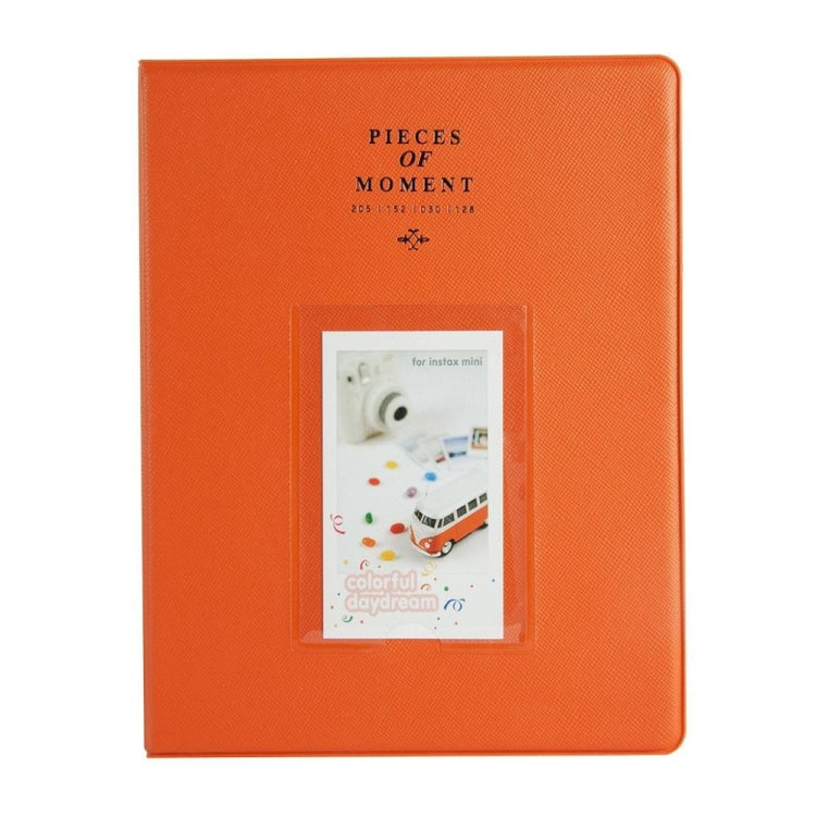 128格相冊名片夾 適用富士Instax Mini 8 /7s /70 /25 /50s /90，128格桃色，128格灰白，128格粉色，128格米色，128格橙色，128格淺薄荷