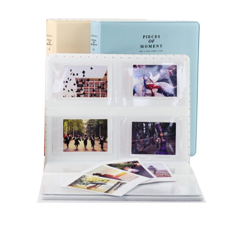 128格相冊名片夾 適用富士Instax Mini 8 /7s /70 /25 /50s /90，128格桃色，128格灰白，128格粉色，128格米色，128格橙色，128格淺薄荷